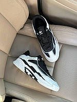 Білі шкіряні чоловічі кросівки Adidas Niteball - демісезонні адідас