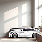 Ліжко машина МЕРСЕДЕС СПЕЙС SPACE 1800х800 КОМПЛЕКТ з матрацом, фото 4