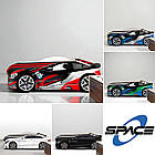 Ліжко машина МЕРСЕДЕС СПЕЙС SPACE 1800х800 КОМПЛЕКТ з матрацом, фото 6