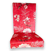 Чохол на стілець.LUME ART V Бордовий. Туреччина (Універсальні чохли на стільці, велюровий, щільність 180 г/м²)