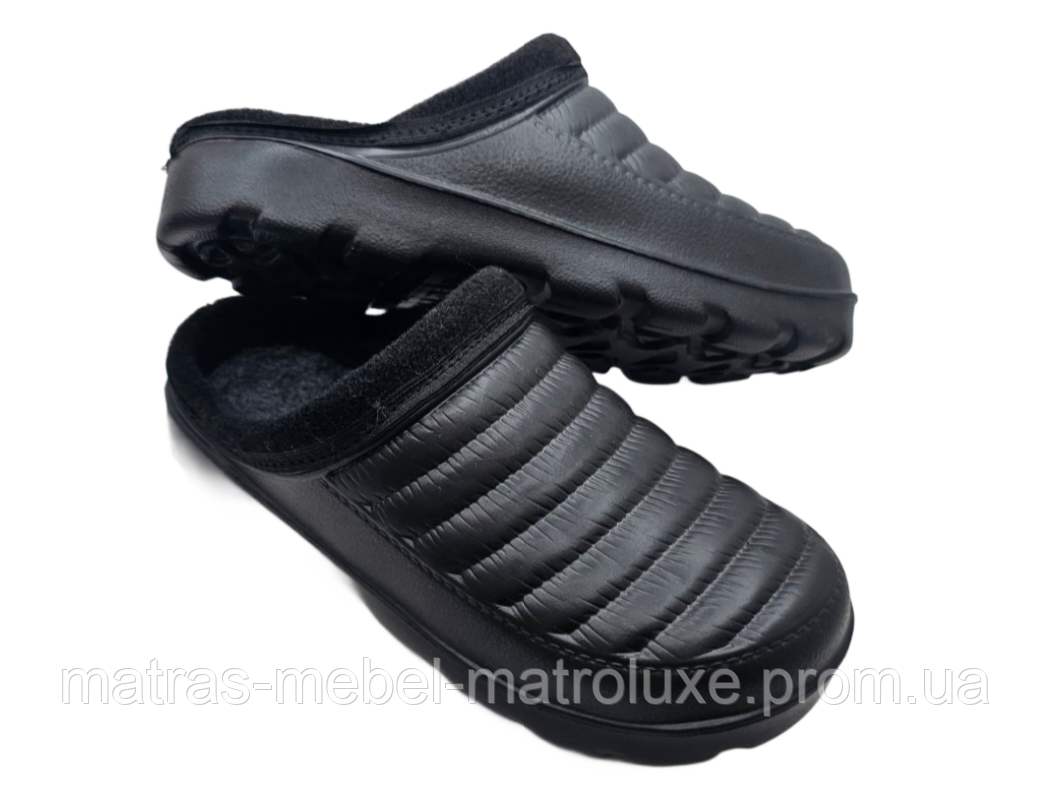 Сабо жіночі утеплені Верта ВМ-34 чорний (6 пар 37-41)