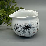 Керамічний розписний чайний набір на 12 предметів "Цвітіння лотоса", фото 7