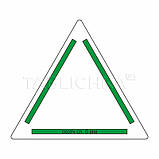 Табличка "Обережно! Отруйні речовини"17х15 см, фото 3