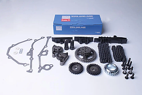 Р/к ГРМ 72/92 дв.405-409 Euro-3 повний Розрізні зірки (зірки+ланцюги+важілі+гідронат.+заспок.) ISB 406.3906626