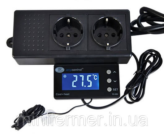 Терморегулятор розетка Ringder TC-320 ( нагрівання + охолодження), фото 1