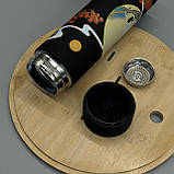 Термос з цифровим дисплеєм та матовим покриттям Чорний "Журавель", фото 3