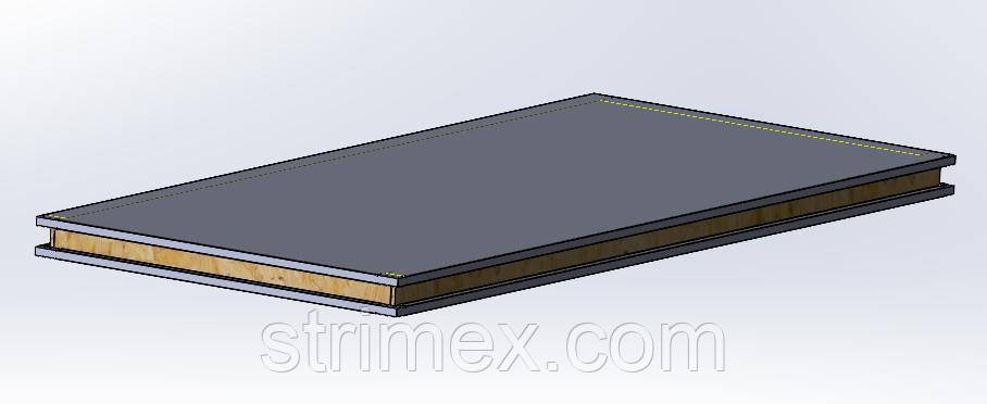 Сендвіч-панелі StrimThermo 4 Lock PUR 60x1100x2400, фото 1