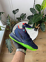 Сині текстильні чоловічі кросівки Nike Kyrie 7 - демісезонні найк куріе