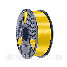 SUNLU PLA+ SILK Yellow/Жовтий 1,75 мм 1 кг Пластик Філамент для 3D принтера, фото 4