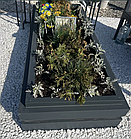 Клумба металева для кладовища Надгробок ( Довжина 1440мм Ширина 540мм висота 280мм )