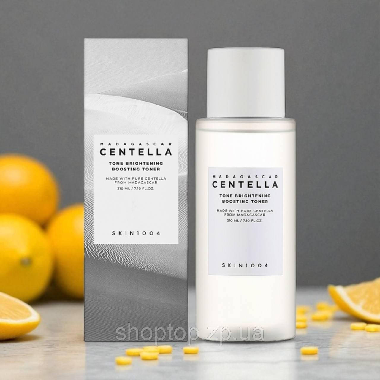 Тонер для обличчя освітлюючий з центелою Skin1004 210мл., фото 1