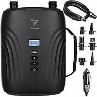 Електричний автомобільний насос для дошки SUP надувного човна Trizand 2в1 для накачування та здування (25262)