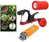 Степлер Тапенер Червоний для підв’язки дерев, овочів, винограду, рослин SUCA SC8108 Pro версія