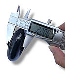 Колесо для самоката/роликів 69 мм чорне (1 шт), підшипники ABES-7 зі світлом, фото 4