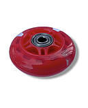 Колесо для самоката/роликів 69 мм червоне (1 шт), підшипники ABES-7 зі світлом, фото 2