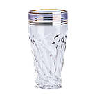 Скляні стакани набір із 6 штук по 250 мл синій HP567, фото 2