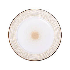Тарілка сервірувальна 26 см плоска порцелянова HP23387