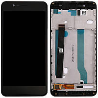 Дисплей Asus ZenFone 3 Max ZC520TL чорний, з рамкою, Titanium Gray