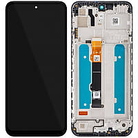 Дисплей Motorola XT2167-2 Moto G41 чорний, OLED, з рамкою