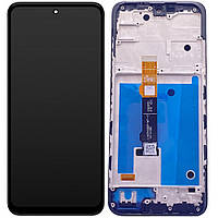 Дисплей Motorola XT2169 Moto G71 5G чорний, OLED з рамкою