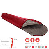 Спальний мішок Grand Canyon Whistler 190 13°C Red Dahlia Left (340001), фото 5