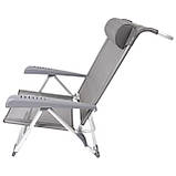 Крісло розкладне Bo-Camp Saint-Tropez Grey (1204796), фото 5