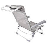 Крісло розкладне Bo-Camp Saint-Tropez Grey (1204796), фото 8