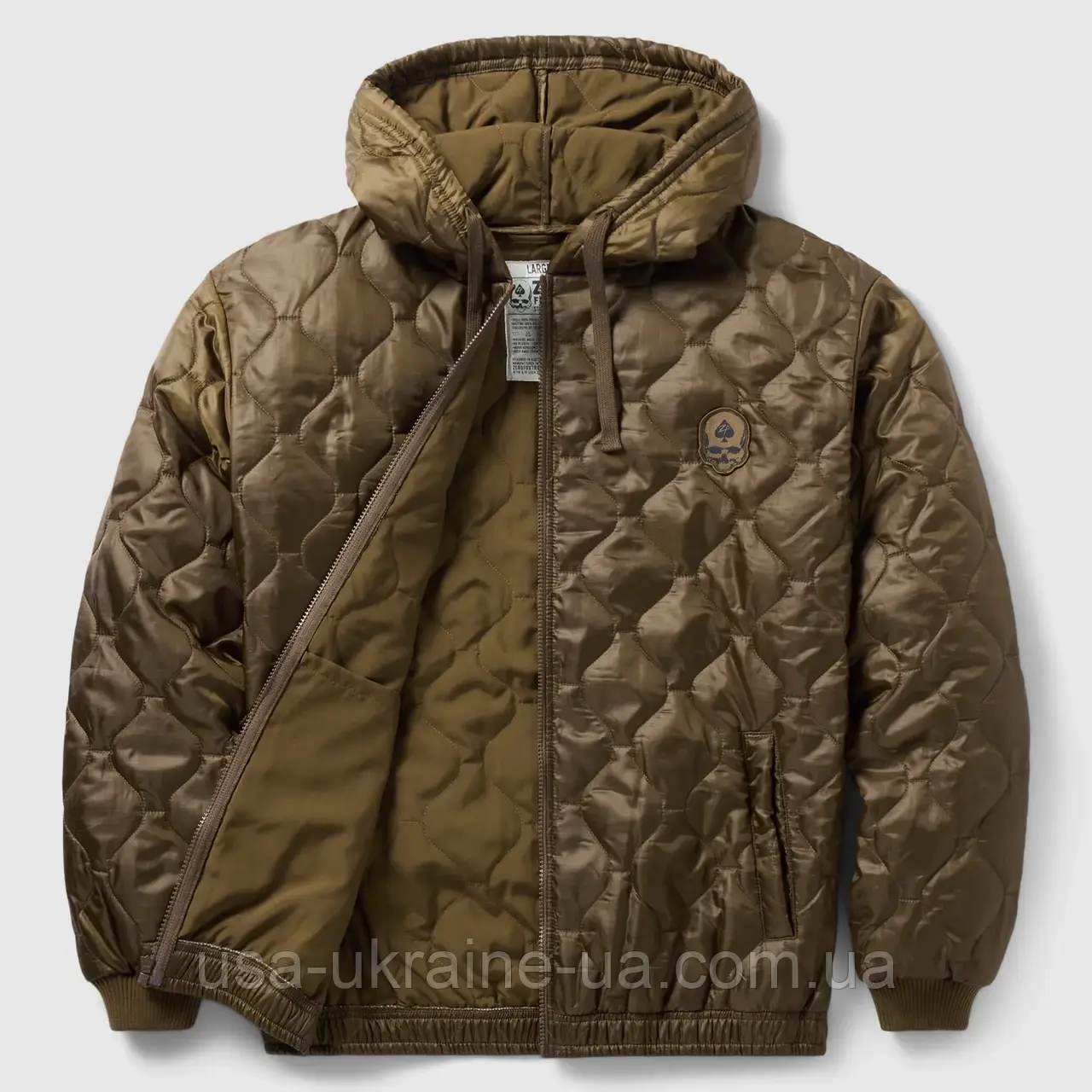Тактична кофта на застібці Zero Foxtrot Woobie Zip Hoodie камуфляж, тигровий, олива, чорний, Woodland, Flecktarn, Frog, фото 1