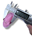 Колесо для самоката/роликів 64 мм рожеве (1 шт), підшипники ABES-7 зі світлом, фото 3