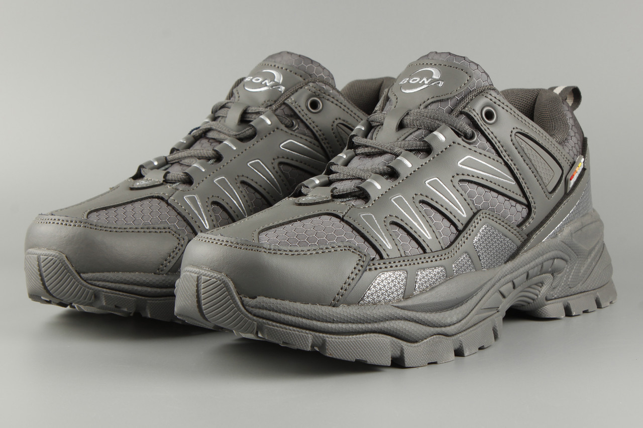Кросівки унісекс жіночі сірі Bona 980F-2 Бона Розміри 37 38 40 41