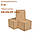 Коробка самозбірна 3 кг (24×24×20 см) коричнева — аналог коробки Нова Пошта, фото 2