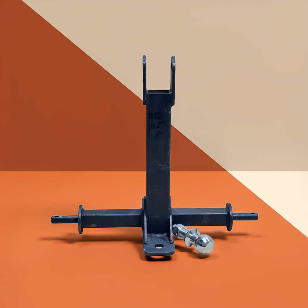 Фаркоп для під'єднання автомобільного та тракторного причепа до триточкової навіски трактора або мототрактора., фото 1