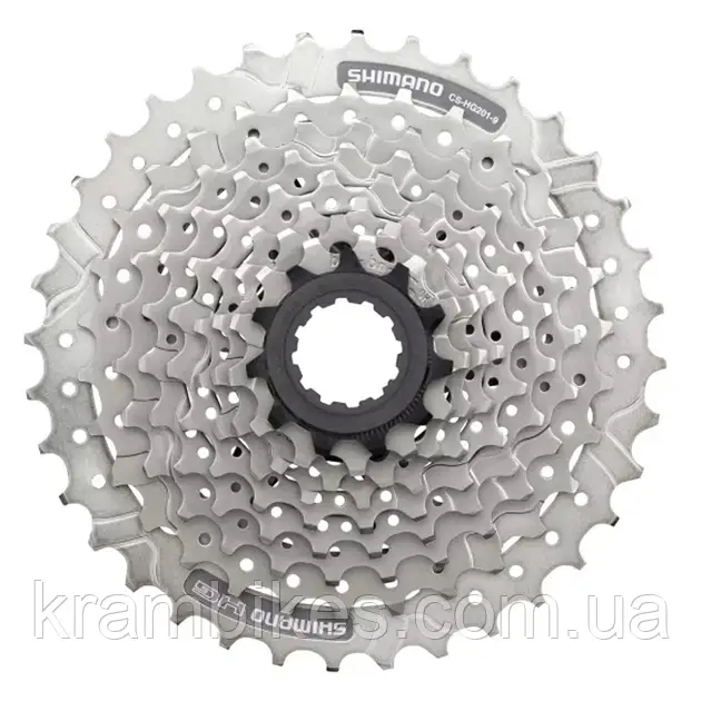 Касета вело Shimano CS-HG201-9 сіра 9-speed 11-32T