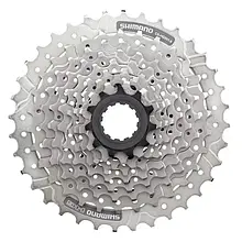 Касета вело Shimano CS-HG201-9 сіра 9-speed 11-32T