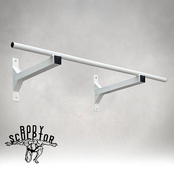 Турнік настінний цільний №1/ Білий Рівний