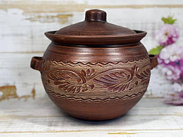Глиняний гончарний супник 3.5 л