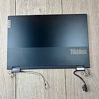 Крышка матрицы с веб-к камерой, вайфай антеннами, шлейфами матрицы, петлями и платой сенсора б/в для Lenovo ThinkBook 14S Yoga ITL