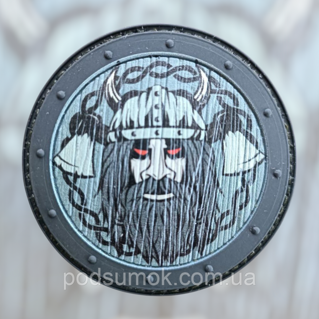 Шеврон ПВХ 10-362 на липучці для велкро патч гумовий, фото 1