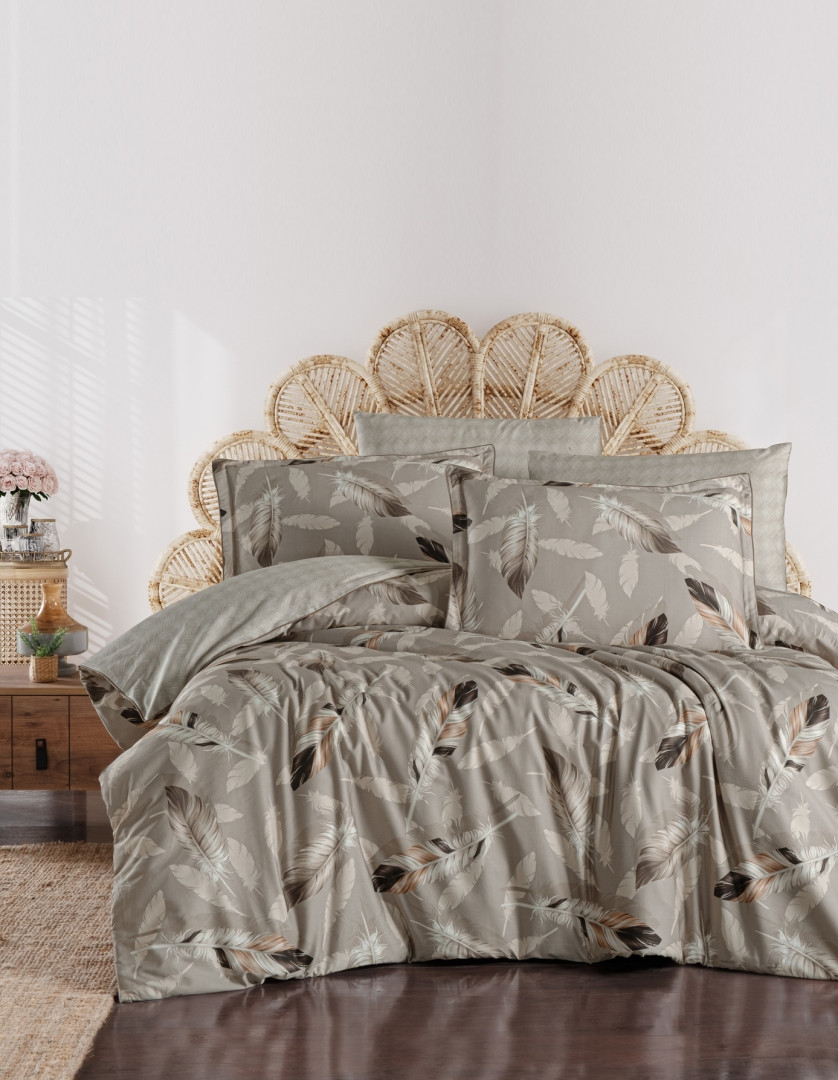 Постільна Білизна La Roman Premium Satin 300TC Perlan Wind 200х220см, фото 1