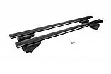 Перемички на вбудовані рейлінги під ключ Wizard V2 (2 шт) 125см, сірі для Peugeot 3008 2016-2023 рр, фото 6