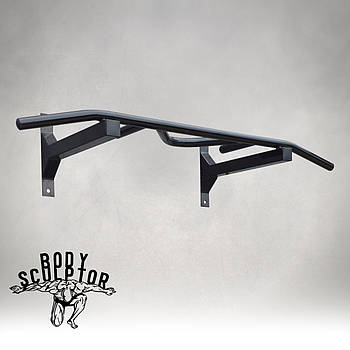 Турнік настінний цільний №2/ Чорний