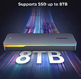 Ugreen CM777 SSD карман M2 NVME/SATA | USB + чохол, фото 3