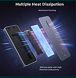 Ugreen CM777 SSD карман M2 NVME/SATA | USB + чохол, фото 4