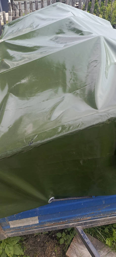 Тканина ПВХ Бельгія 630 г/м2 Колір Хакі - фото покупців 1