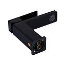 Змішувач для раковини Qtap Gemini QTGEM270BLM45674 (k35), одноважільний, низький, Black Matt, фото 3