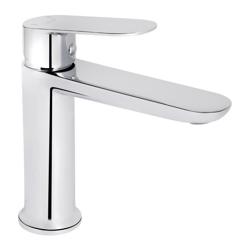Змішувач для раковини Qtap Evia QTEVI2701CRM47576 (k30), одноважільний, низький, Chrome, фото 1