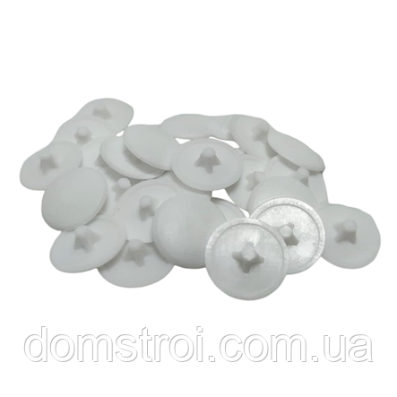 Заглушка для шурупа (біла) 50 шт, фото 2