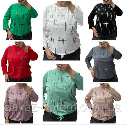 Светр жіночий на зав'язці оптом (50-56) Китай 27077-139317, фото 2