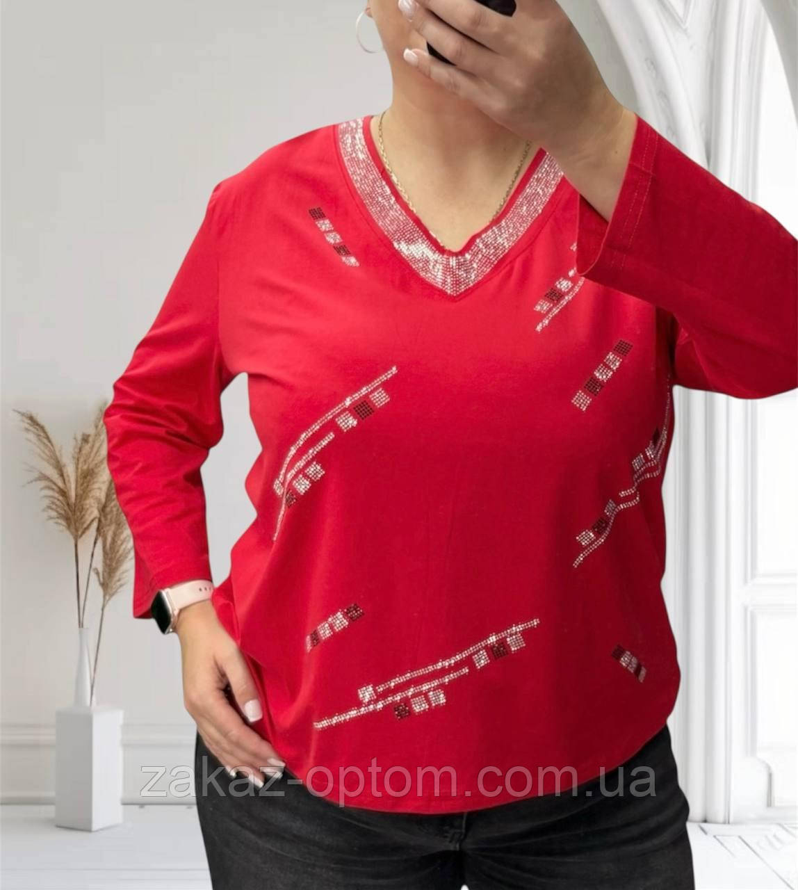 Светр жіночий на зав'язці оптом (50-56) Китай 27096-139328