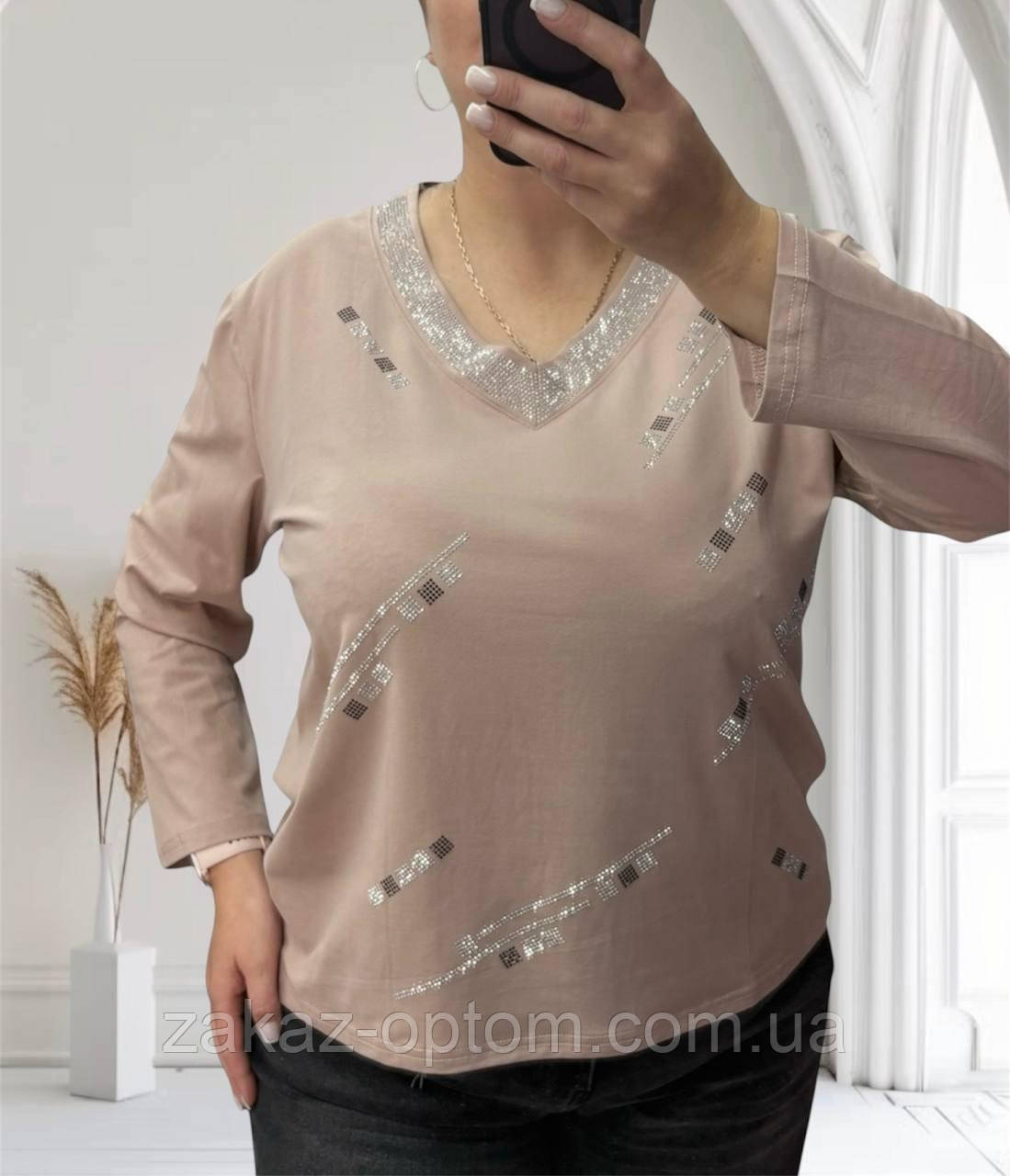 Светр жіночий на зав'язці оптом (50-56) Китай 27096-139330